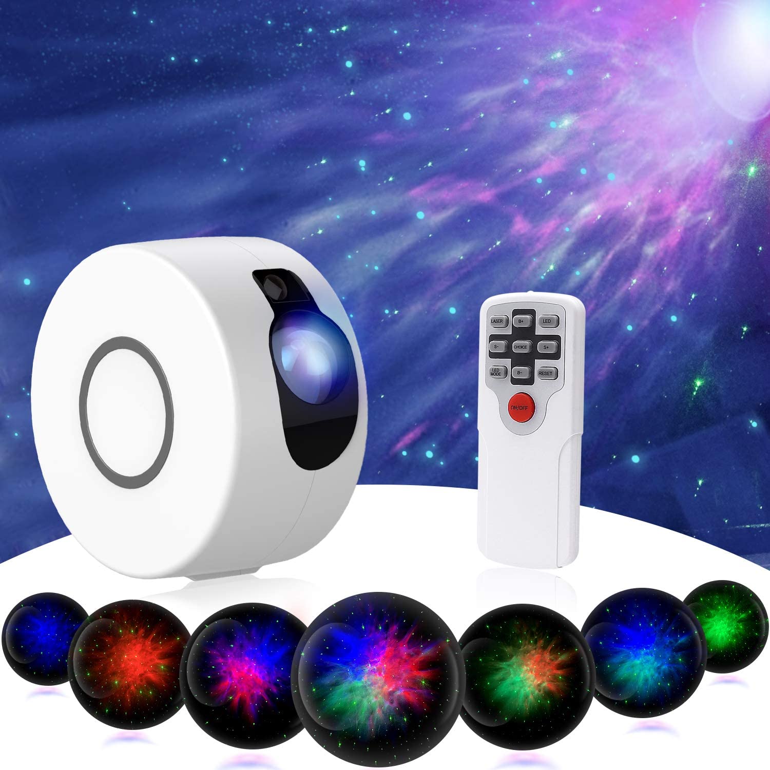Star Night Light Projector Upgrade Sky Galaxy LED Nebula Cloud Light Remote Control for Party Home Children Baby Adult Bedroom