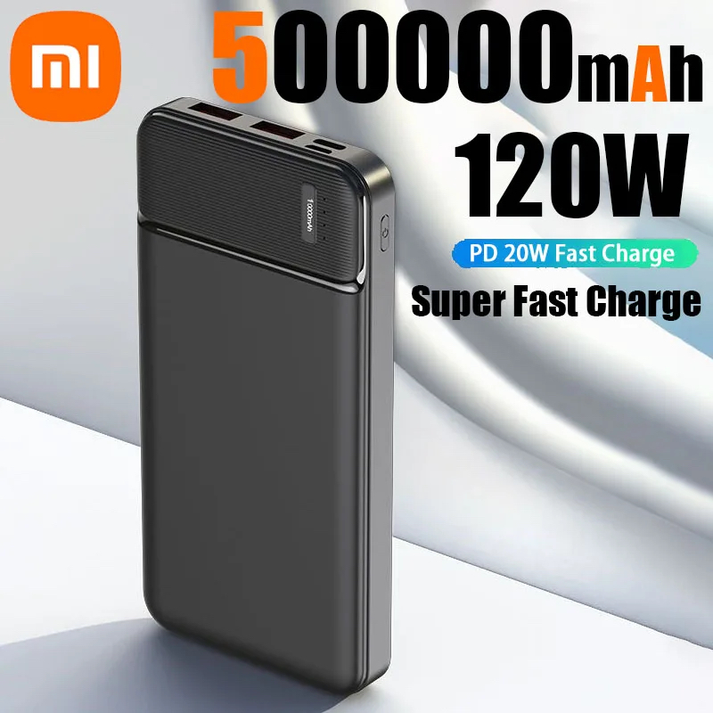 Xiaomi 120W 50000mAh Power Bank Portable Super Fast Charging External Battery Powerbank High Capacity Power Bank For Multi Devic