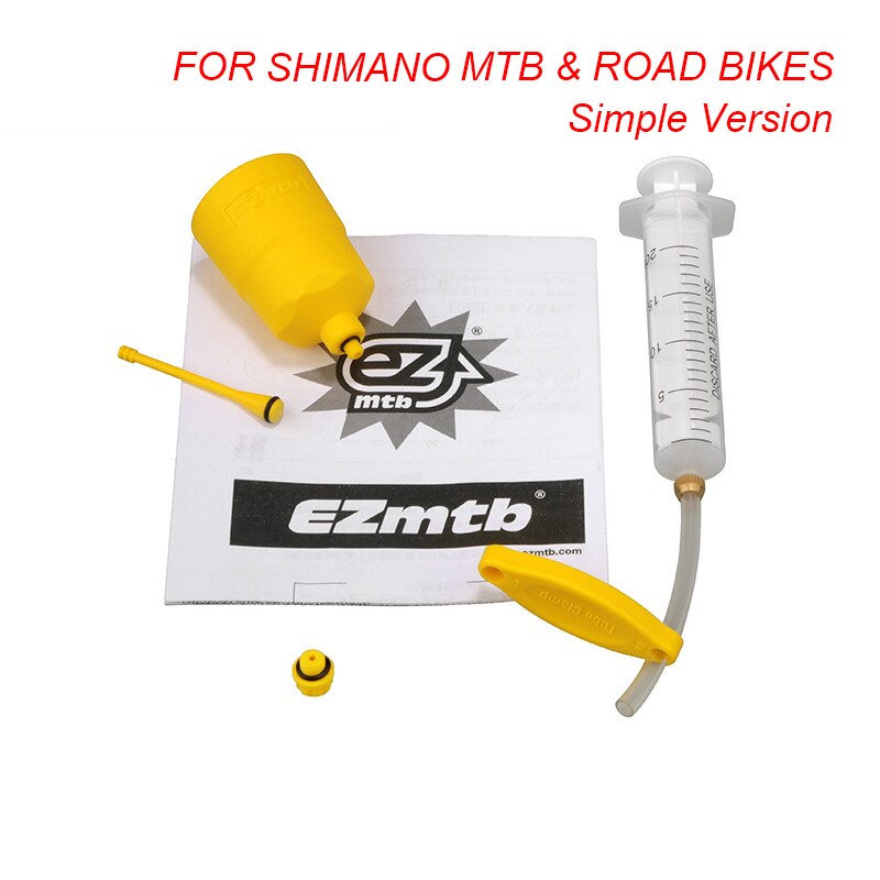 Kit de purge de frein pour vélo Shimano, Kit de purge de frein à disque hydraulique, bouchon d&#39;huile d&#39;entonnoir, outil de réparation de vélo de route et de vtt: Simple Version