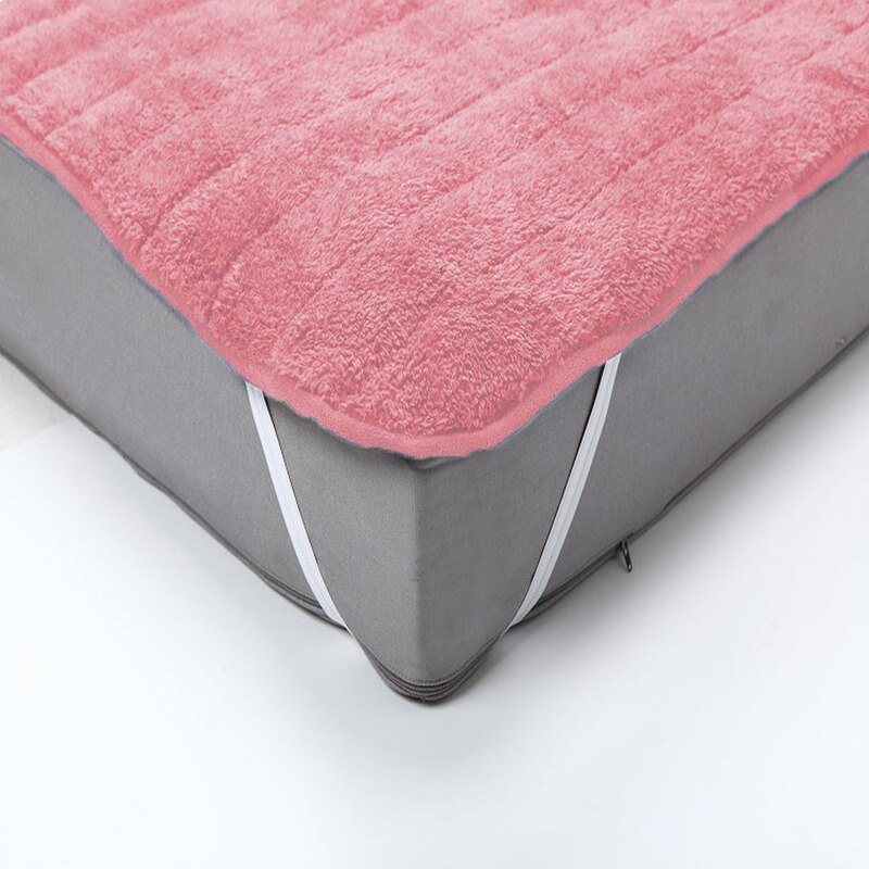 Pluche Opvouwbare Matras bed Cover matras cover protector Met Voeten Zorg Matras Pad voor Japanse single laken op elastische