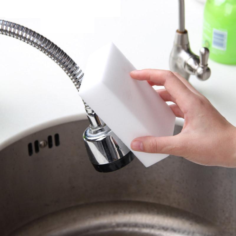 White Magic Sponge Eraser Cleaner Multi-functional Dishwashing Sponges Melamine Sponge Pad Dish Washing Kitchen Accessory