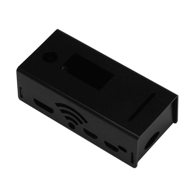 Aluminium Alloy Case for MMDVM Hotspot Expansion Rainsun Board Radio Station Wifi Voice Modem Raspberry Pi W: Black