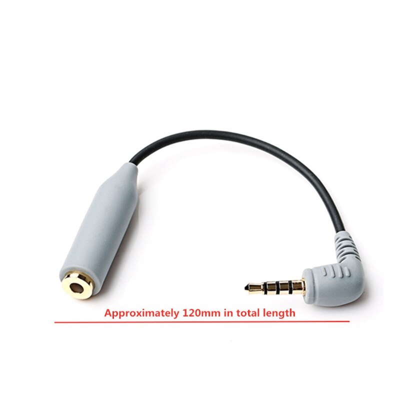3.5mm TRRS Male To Female TRS Adapter for Microphone to Phone Adapter TRRS to TRS Converter Repairing Line Accessories