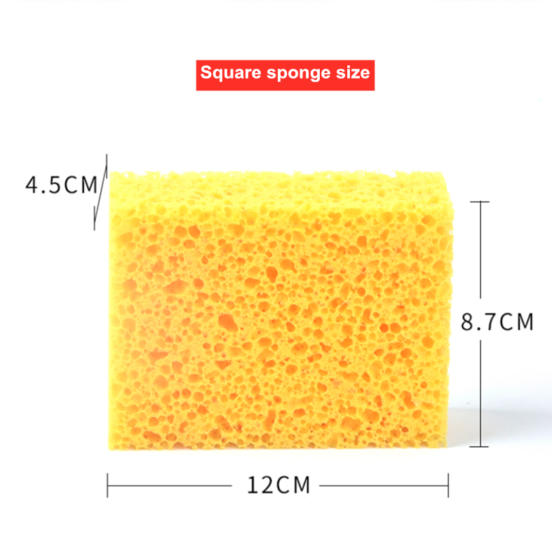 Esponja de arte para esculpir, esponja absorbente de agua e hidratante, herramientas de modelado para colorear y limpiar, 2 piezas: Caqui oscuro