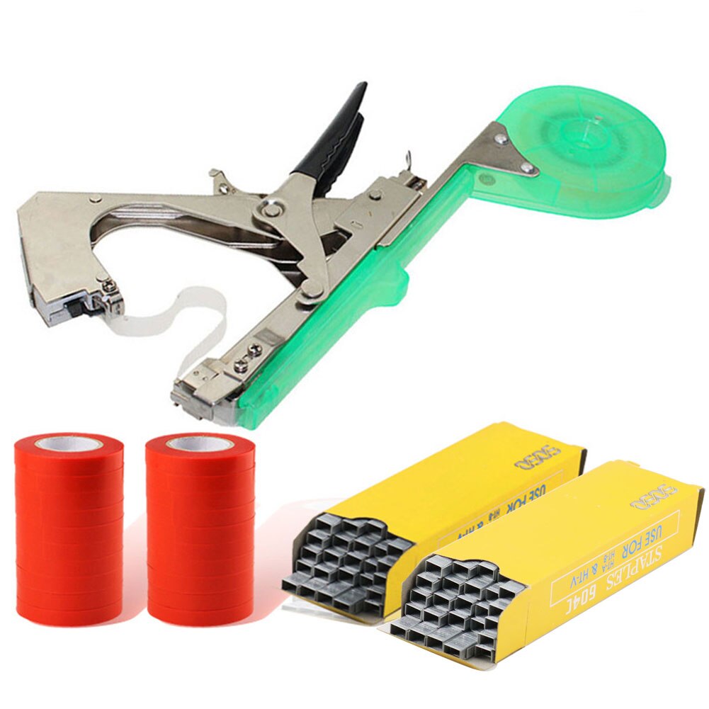 Garden Tools Tying Machine Hand Garden Tapetool Set Plant Tying Tape Tool With Nail Set For Fruit Flower Vegetable Vine Tomato: style5