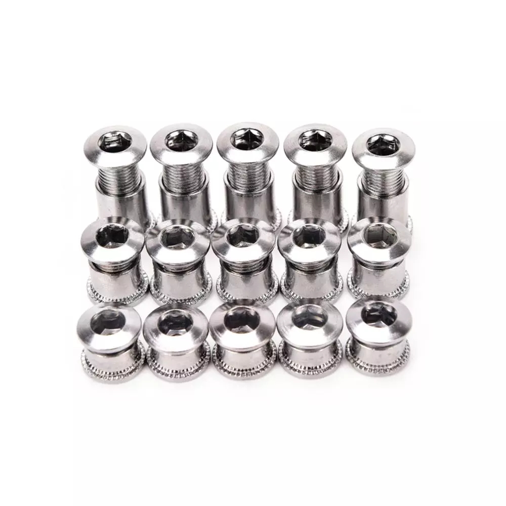 Racefiets 5 Stuks Crank Moeren Fiets Onderdelen Kettingwiel Bouten Kettingblad Schijfplaat Nagel Tandschijf Spijker Schroeven Crankset Bouten