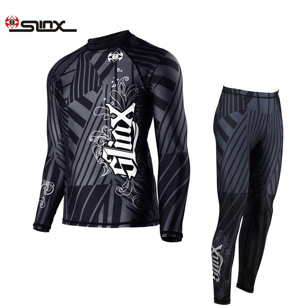 SLINX 1.5MM Lycra Snorkeling Wetsuits Men's Long Sleeve Elastic Anti-UV Pullover Shirt Pant Spearfishing Surfing Diving Wetsuits