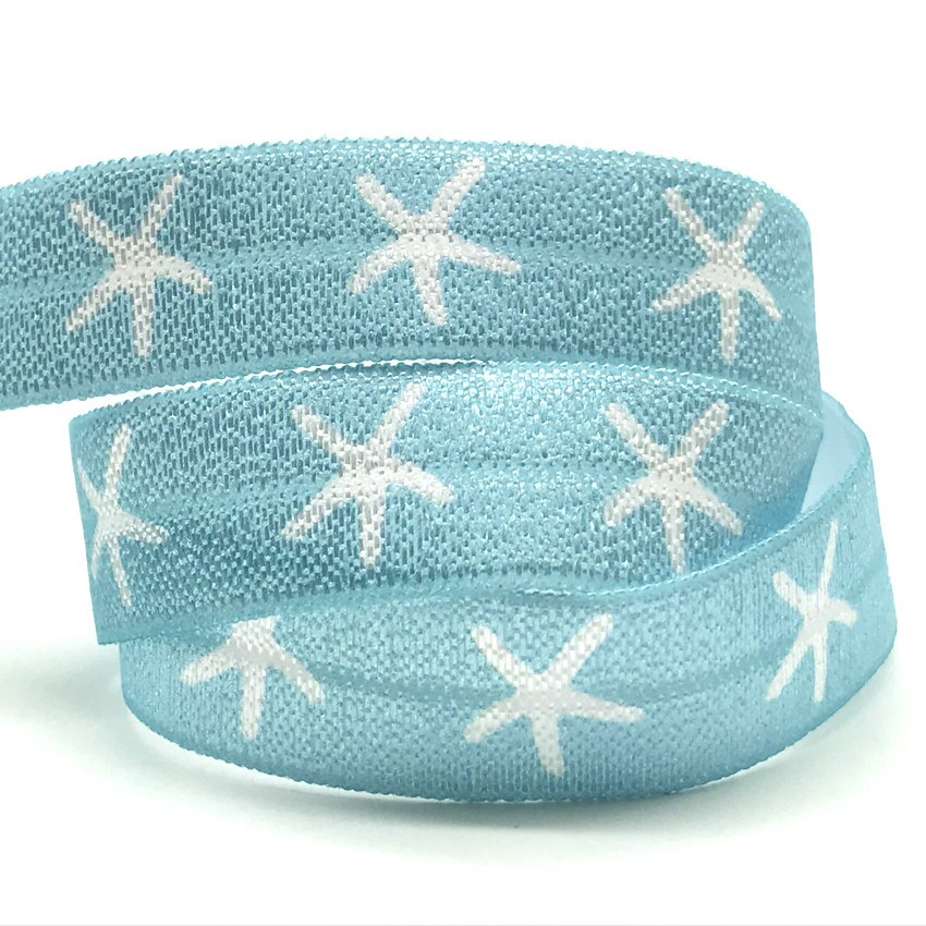 16mm Chevron Dot Arrow Car Paw Print Animal Fold over Elastic Band Sewing Tape Handmade Crafts Accessories DIY Baby Headband: P589