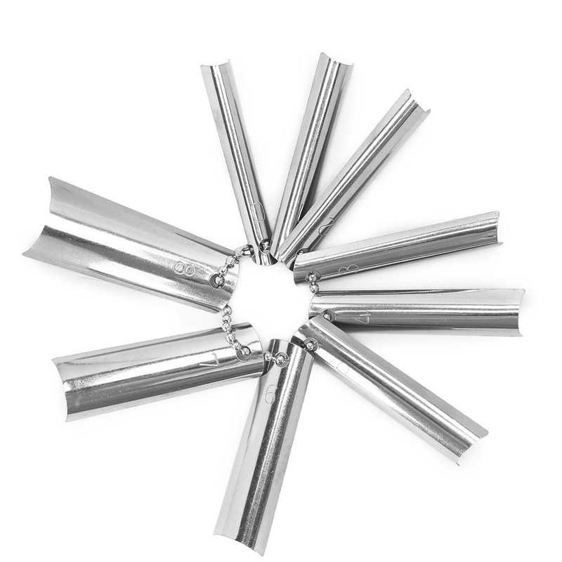 French Tips Manicure French Manicure 9 Sizes Single Tips Deep C Shape Cutter Tool Nail Edge Trimmer French Nail Trimmer