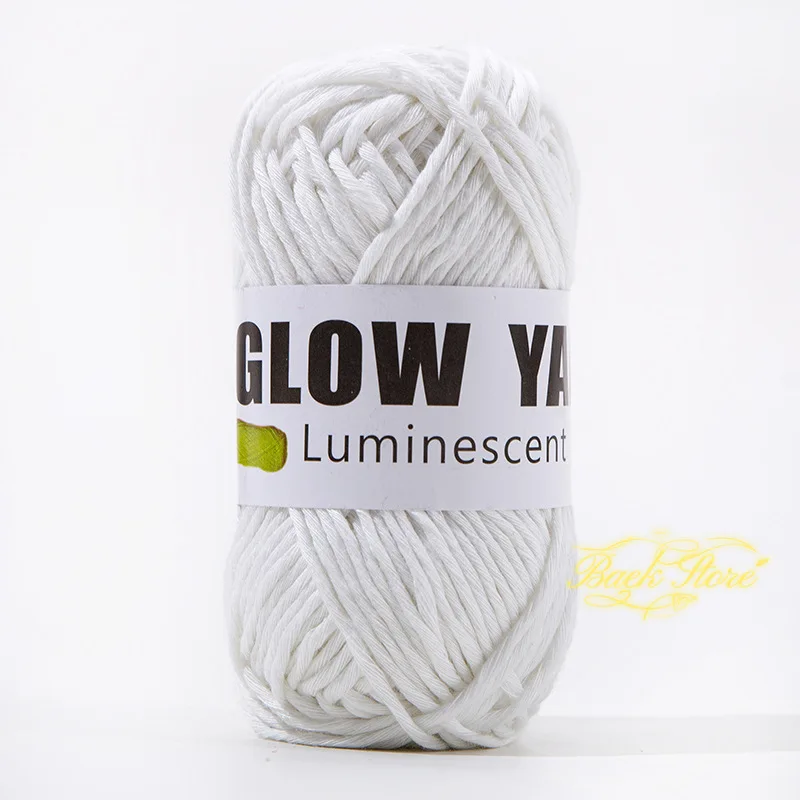 Luminous Thread Fluorescent Thread Emitting Light Hand Woven Crochet Hooks DIY Doll Accessories Handicrafts Spot