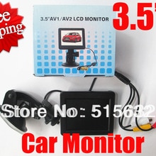 3.5 inch HD Auto monitor Auto digitale Kleuren TFT LCD Monitor Achteruitrijcamera DVD met alarm