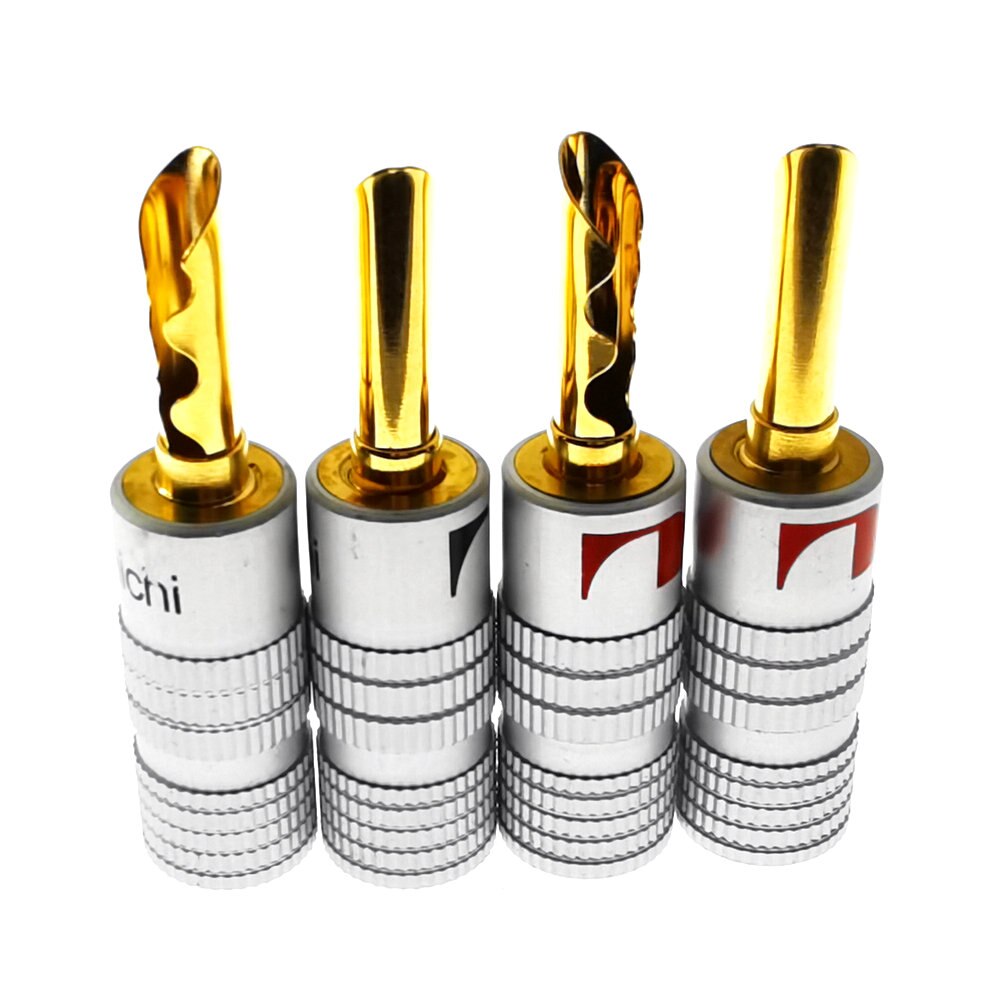 4PCS Nakamichi Speaker Banana plug connectors
