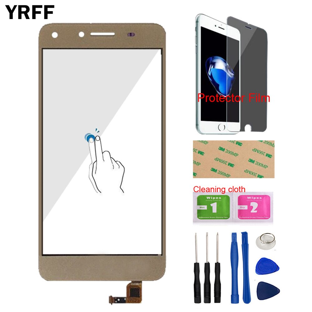 5 ''Touch Screen Voor Huawei Honor 5A Y5 II 2 Y5II CUN-L01 LYO-L21 Touch Screen Glas Digitizer Panel Sensor protector Film