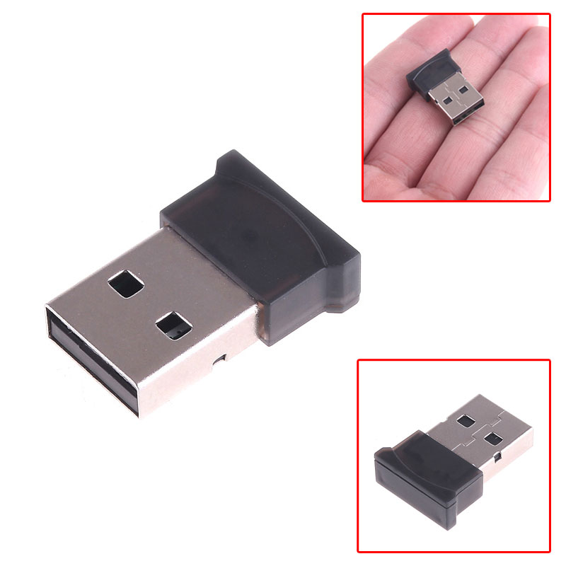 De Mini USB 2,0 adaptador Bluetooth V2.0 EDR Dongle USB para PC ordenadores portátiles, de escritorio, accesorios de computadora