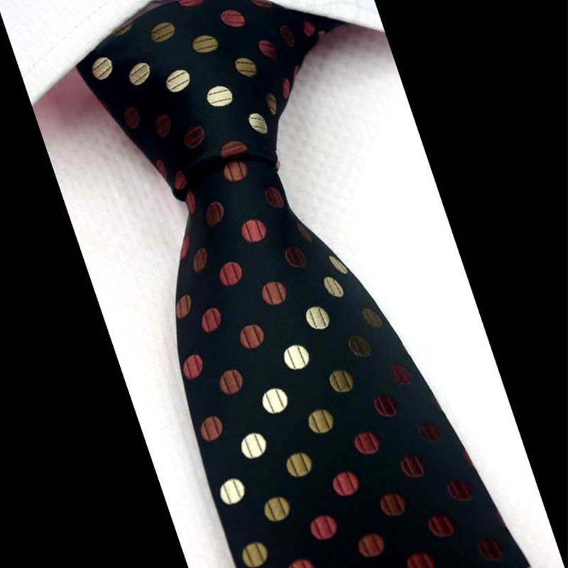 NOLLAM 8cm Check Geel Beige Jacquard Geweven 100% Zijden Stropdassen Heren Stropdas Bloemen Plaid Gestreepte Stropdassen voor Mannen Trouwpak Business Party