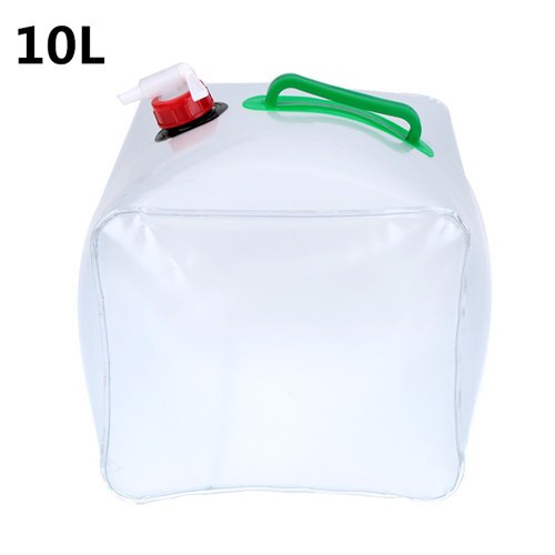 10L PVC draussen Falten Faltbare Trinkwasser Tasche Lagerung Auto Wasser Träger Container für draussen Camping Wandern Picknick Tasche: Ursprünglich Titel