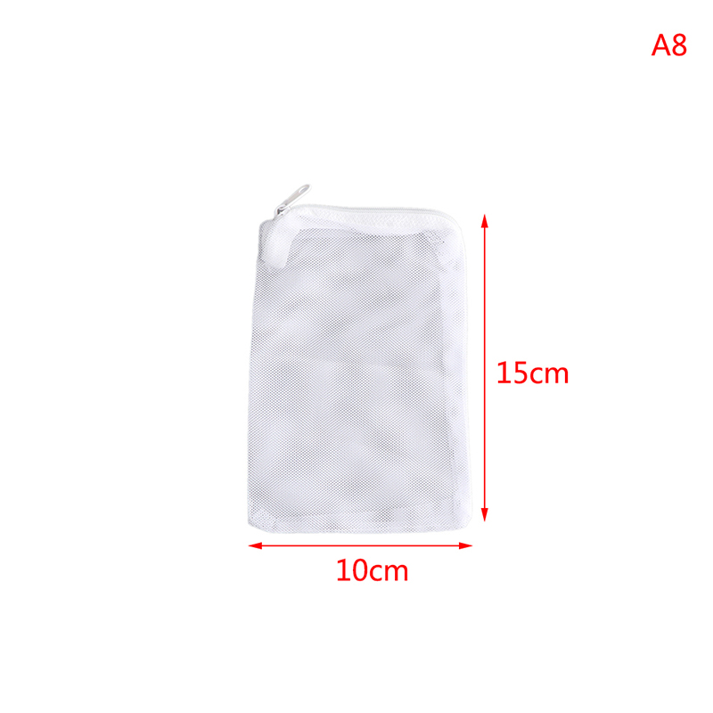 1pc Aquarium Filter beutel wieder verwendbare Fein Filter Medien beutel mit Reiß verschluss für frische Salzwasser Panzer Harze Filter Aktivkohle: Rosa