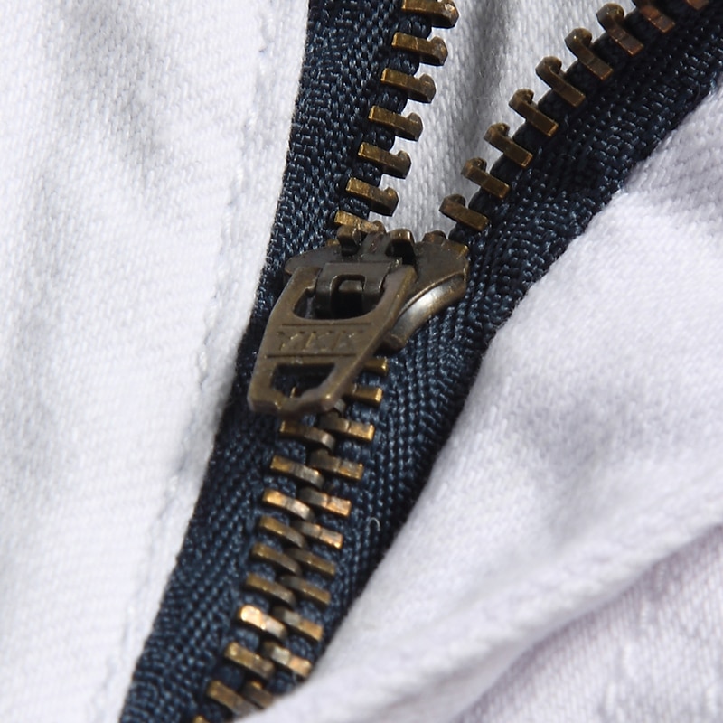 2022 mænd stretch jeans hvide denim bukser til mandlige forår og efterår retro bukser casual 27-36 jeans størrelse #39