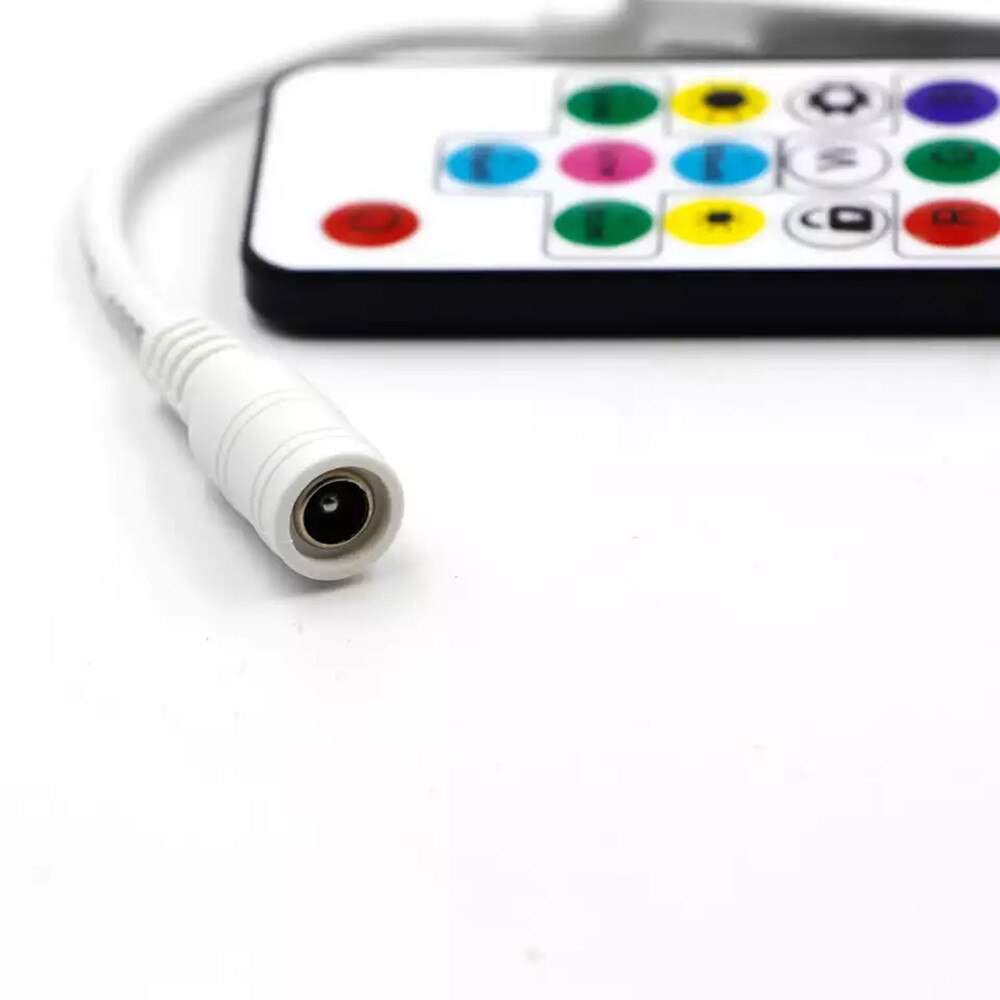 SP104E 17Key Led Rgb Draadloze Afstandsbediening Mini Rf Led Controller Voor WS2812 WS2811 Droom Kleur 5050 Led Light Strip Licht dc 5V-24V