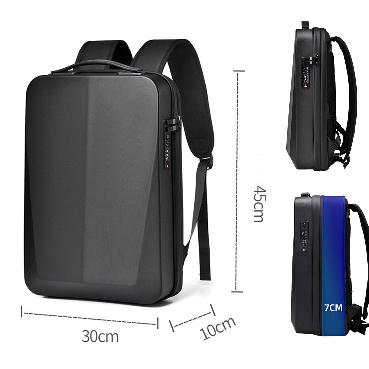 Sac à Dos De Voyage Extensible Antivol - 45x30x15cm - Nylon Pour Ordinateur Portable - Neuf Avec étiquettes