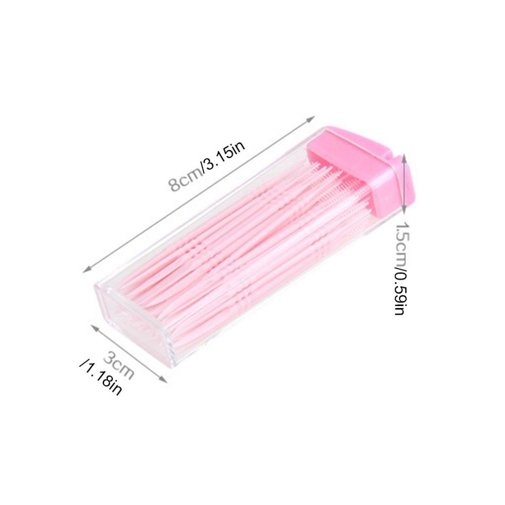 Wykałaczki bezzapachowe 50 patyczki przenośne mini patyczki robić zębów czyszczenie jamy ustnej jednorazowe wykałaczki podróżne