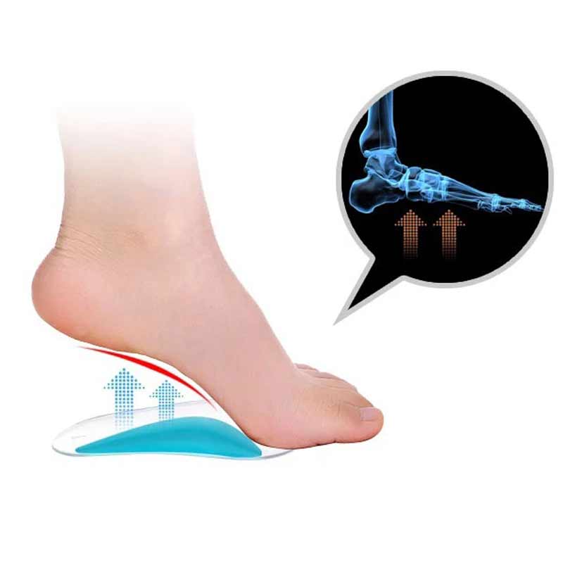 1 paar Orthopedische Richter Arch Ondersteuning Orthopedische Binnenzool Platte Voet Platvoet Corrector Pedicure Inlegzolen Kussen Foot Care Tool