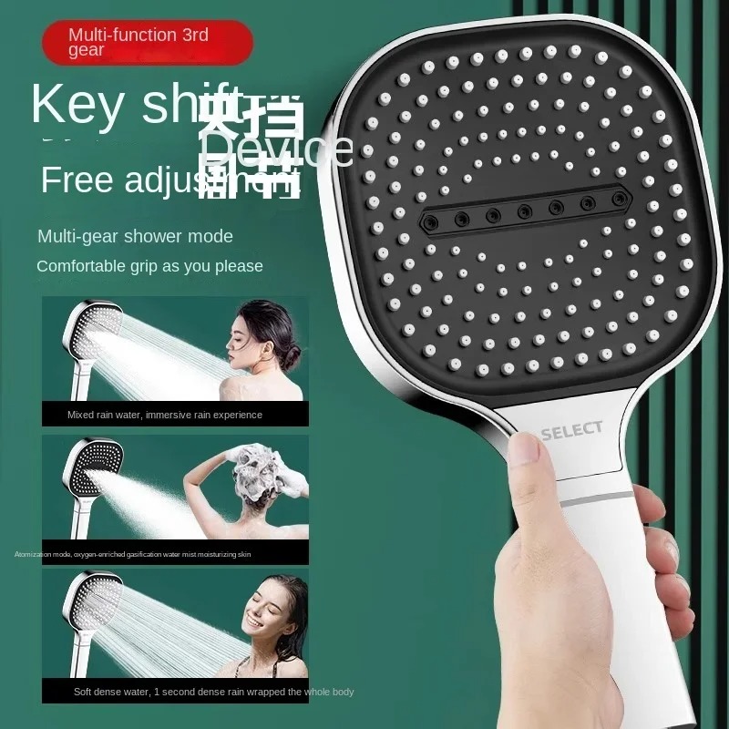 13CM Large Panel Nozzle 3 Modes Shower Head High P... – Vicedeal
