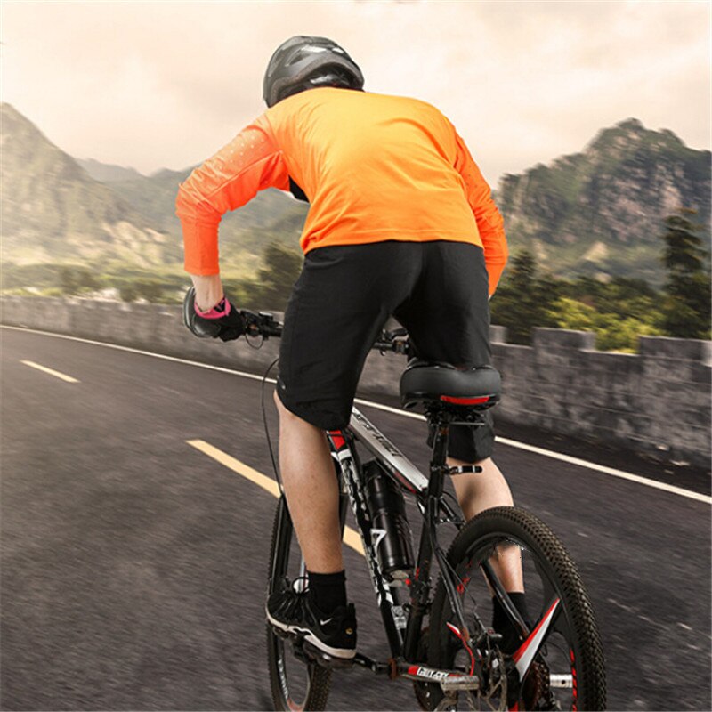 3d silikone og gel pad blød tyk cykel sadelovertræk cykel cykel sædehynde passer til forskellige typer cykler