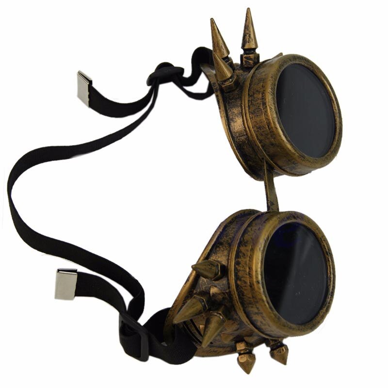 Victorian Gothic Punk Sunglasses Goggles Cosplay Rivet Steampunk Goggles Glasses Welding Punk