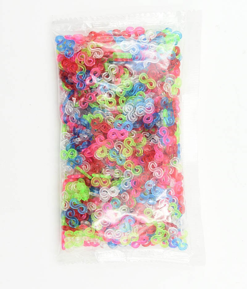 DIY Hand Made Rubber Bands Twist Loom Set Rubber Loom Bands Kits Friendship Bracelet Maker Making Kit for Kids In Stock: 2000pcs