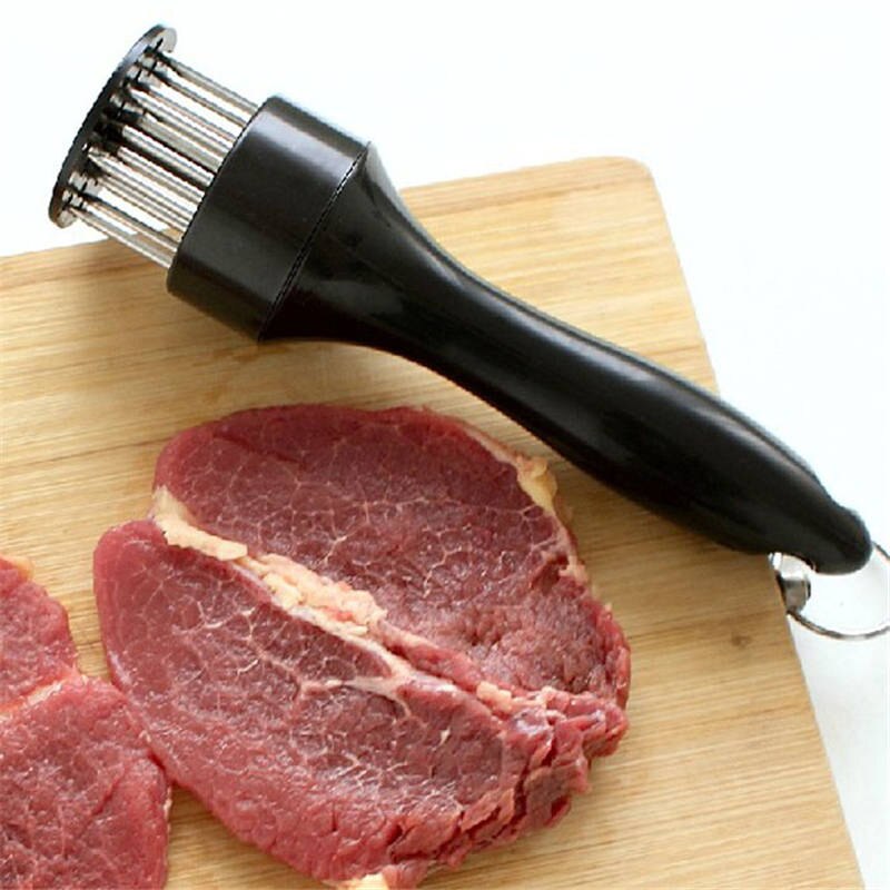 Utensilios de cocina aguja de ablandador de carne de con herramientas de cocina de acero inoxidable #109