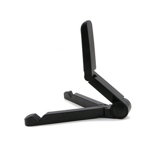 Cell Phone Universal Stand Desktop Holder Multi-angle dual axis adjustment tablet holder mobile Phone Bracket for iphone Huawei: black