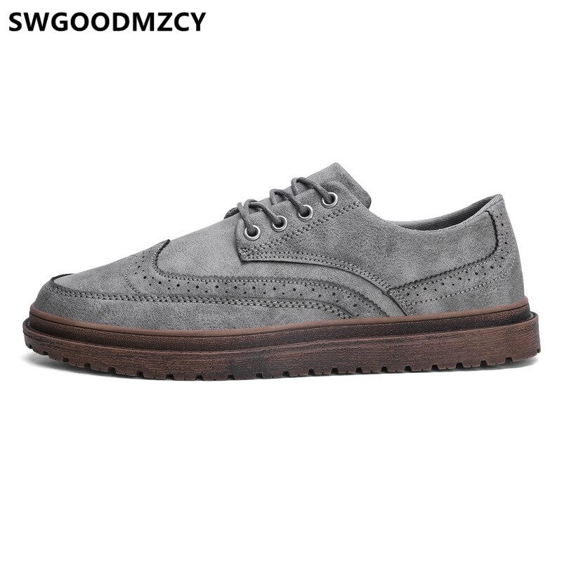 Brogues Zwart Oxford Schoenen Voor Mannen Lederen Schoenen Mannen Casual Schoenen Mannen Mode Sapato Masculino Sociale Scarpe Uomo Zapato Hombre