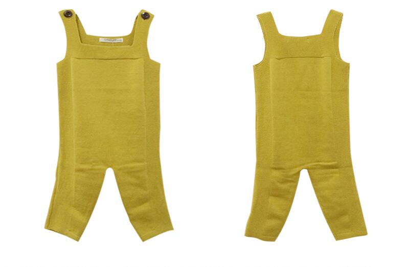 Lente Baby Jean Overalls Jongens Meisjes Katoen Harem Gebreide Broek Baby Kids Peuters PP Broek Baby Harembroek: Goud / 5T
