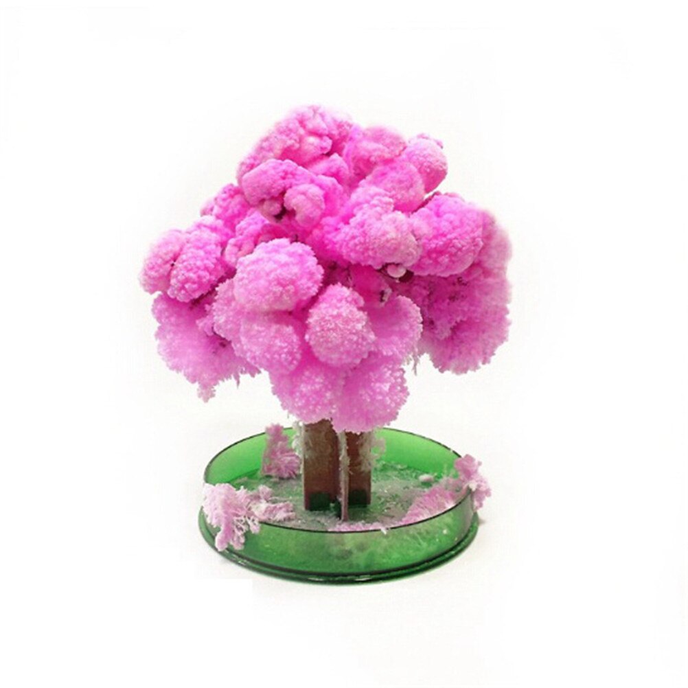 12*8cm fabriqué au japon rose magiquement décoratif croissant arbres de papier magique japonais Sakura arbre