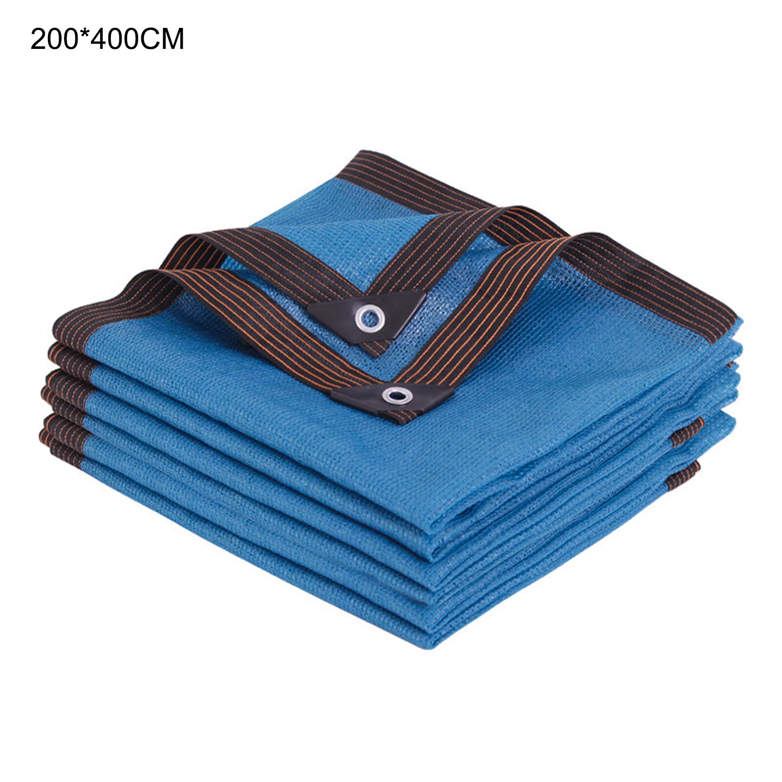 Pergola capa de dossel sombra pano pérgola capa engrossamento toldos dossel capa azul com grommets tecido 90% sol sombra pano: 200x400cm