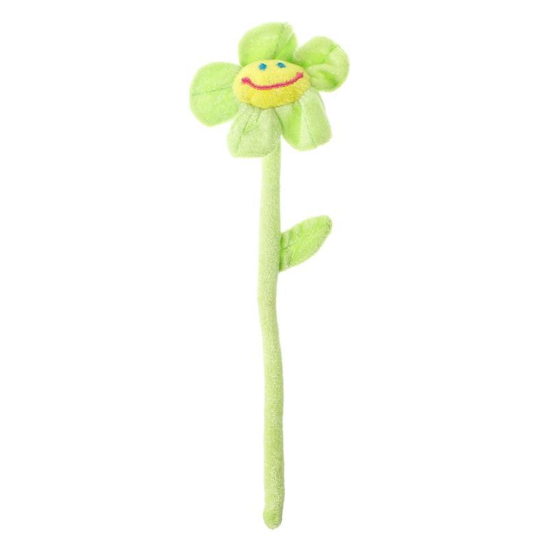 Farbe Karikatur Sonnenblume Modellierung Simulation Tuch Plüsch Sonne Blume Karikatur Smiley Sonne Blume Vorhang Ornamente Blume Serie Spielzeug: Grün