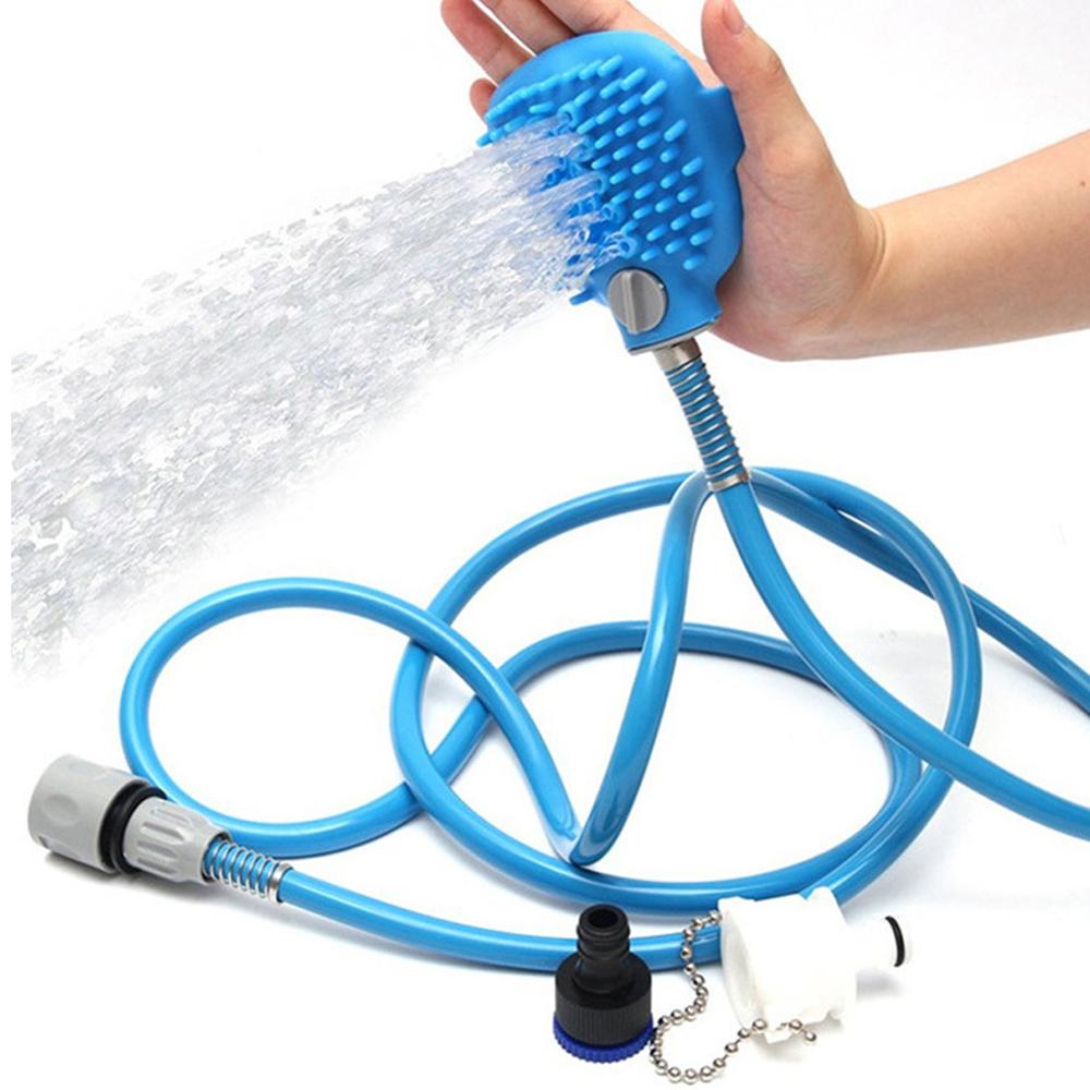 Huisdierbadgereedschap, comfortabele massage-apparaat, douchegereedschap, schoonmaak- en wasbadverstuivers, hondenborstel, huisdierbenodigdheden