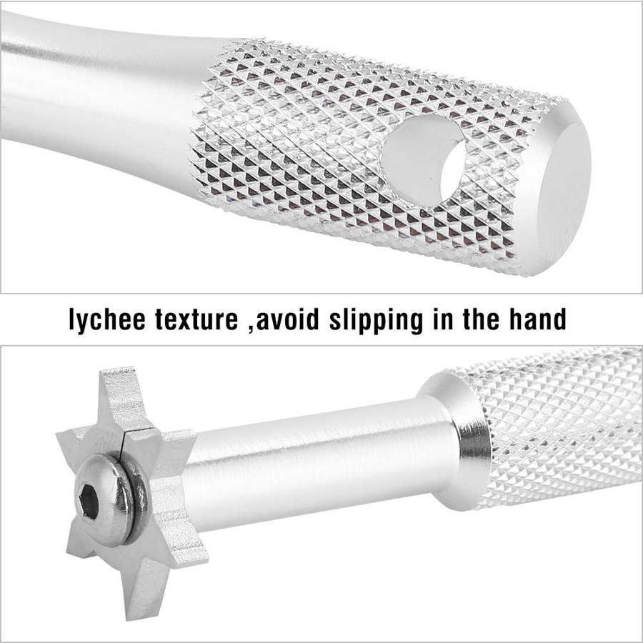 Sharpener Tool Club Cleaner Sharpener Tool Six Cutters Silver