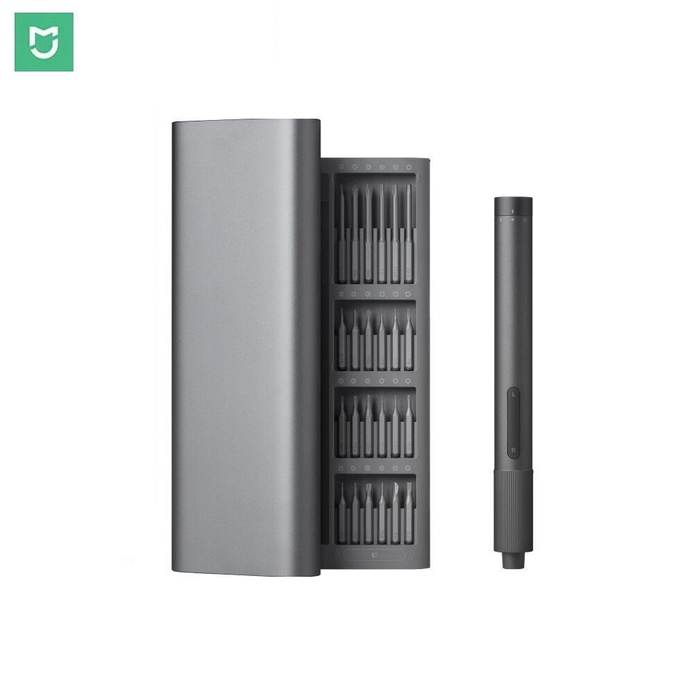 Xiaomi Mijia elektryczny zestaw precyzyjnych wkrętaków dwubiegowy za chwilę obrotowy precyzyjna kontrola DIY demontowalny zestaw śrubokrętów: elektryczny screwdriver