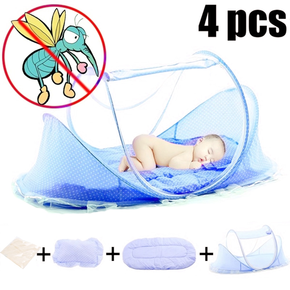 Baby Crib Netting Portable Foldable Baby Bed Mosquito Net Polyester Newborn Sleep Bed Travel Bed Netting Play Tent Children