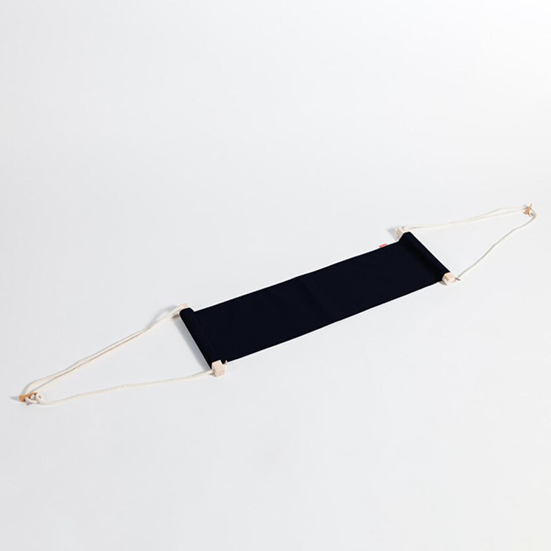 Hamaca para pies sencilla y creativa, reposapiés informal para escritorio, silla colgante, muebles, columpio: Negro