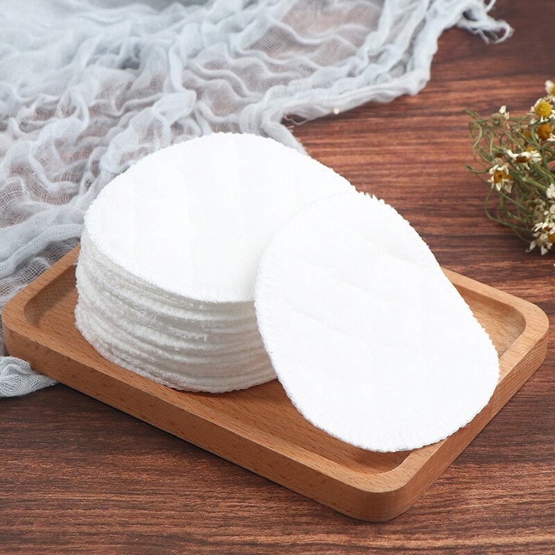 20 pçs branco reutilizável algodão almofadas lavável maquiagem removedor almofada suave rosto pele mais limpo