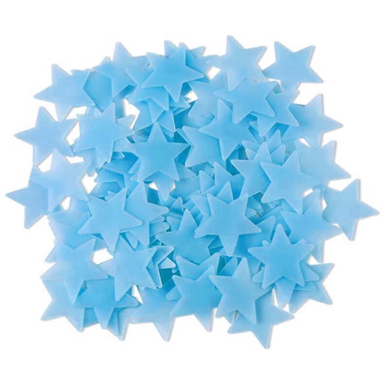 Fantasy Starry Sky Luminous Wall Stickers Glow In The Dark Stars Sticker Decals For Colorful Fluorescent Stickers Home Decor: Blue