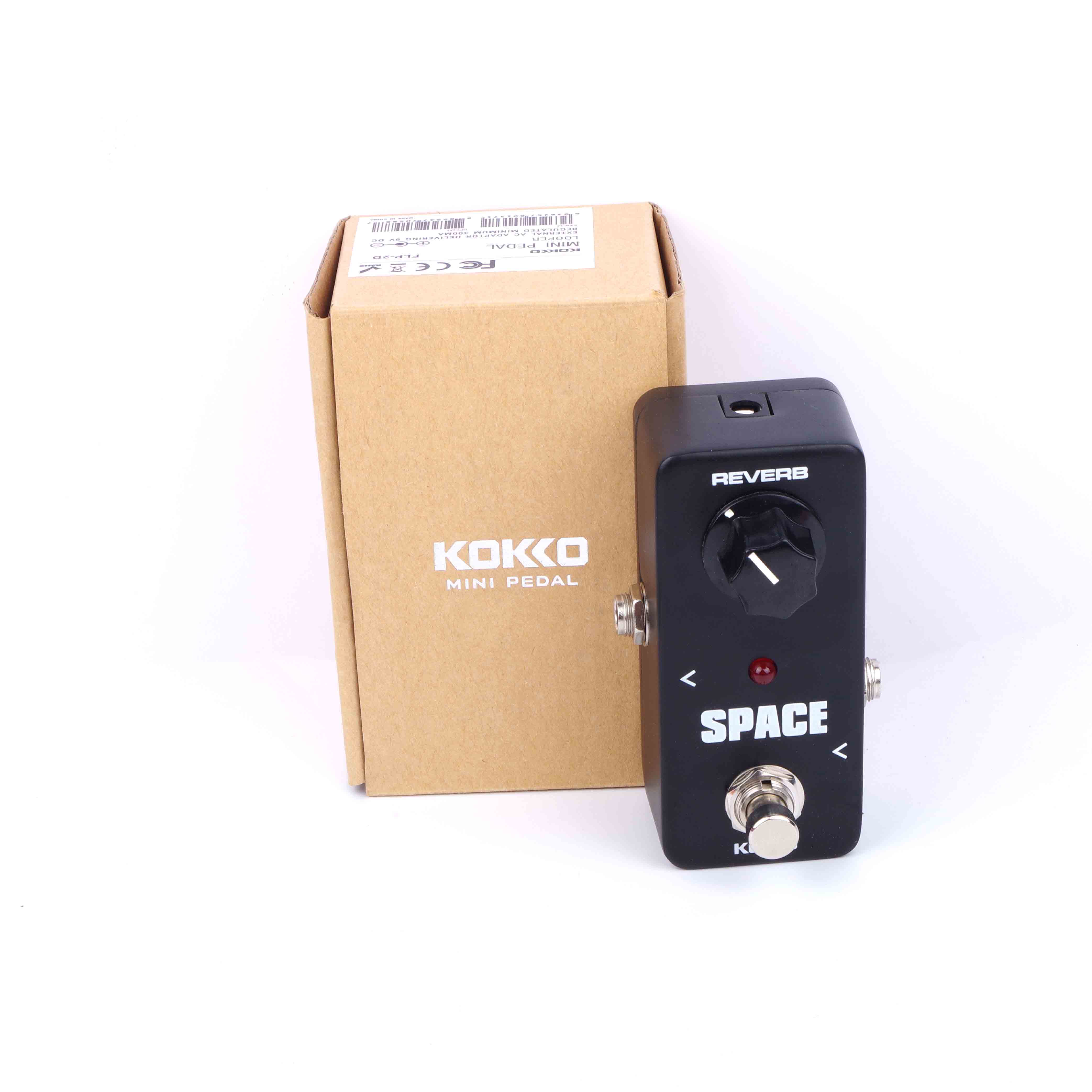 KOKKO Guitar Effects Pedal Chorus Compressor Overdrive Distortion Booster Vibe Vibrato Loop Reverb Phaser Tuner Guitar Pedal: KOKKO-Reverb