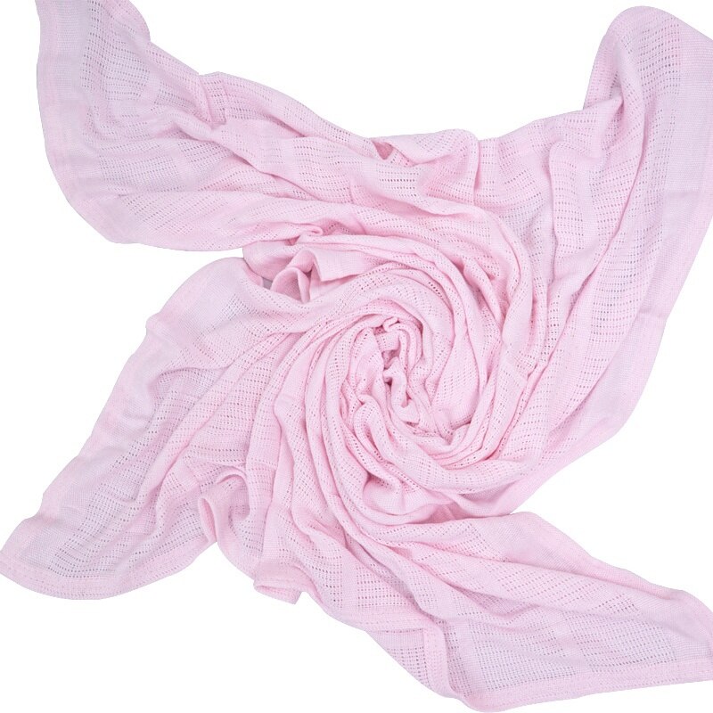 Babydecke aus bambus-baumwolle, weiche, einfarbige babydecke zum pucken und empfangen von neugeborenen (200*170cm stück)