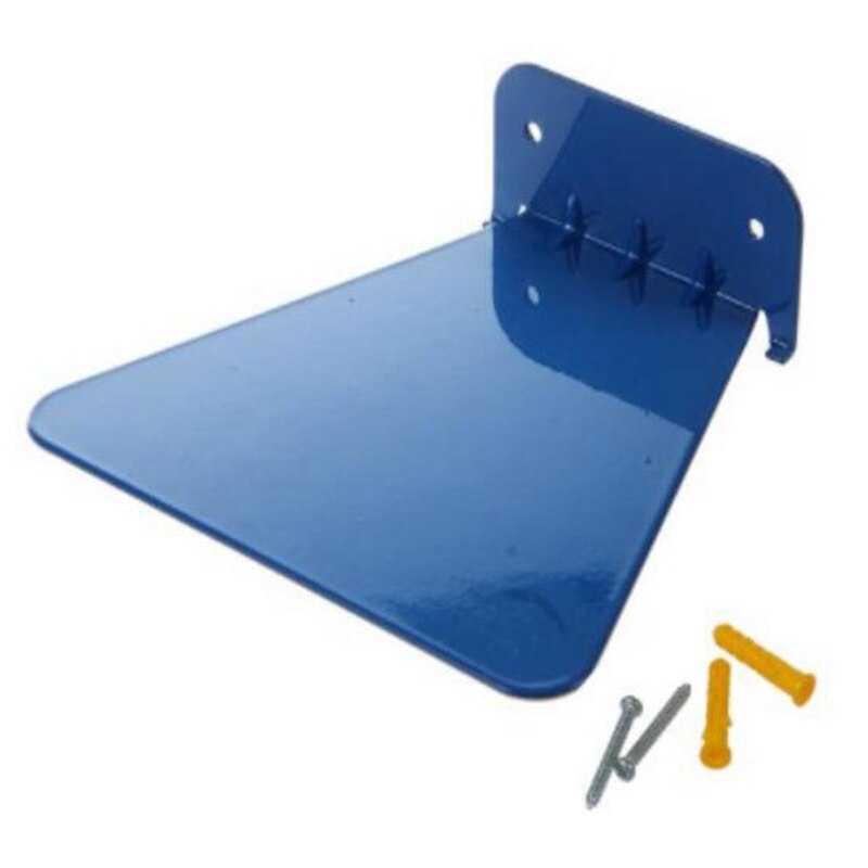 Regał dziecięcy metalowe półki pływające na dekoracje ścienne lewitująca wystawa butów na dom umeblowanie regał magazynowy: niebieski