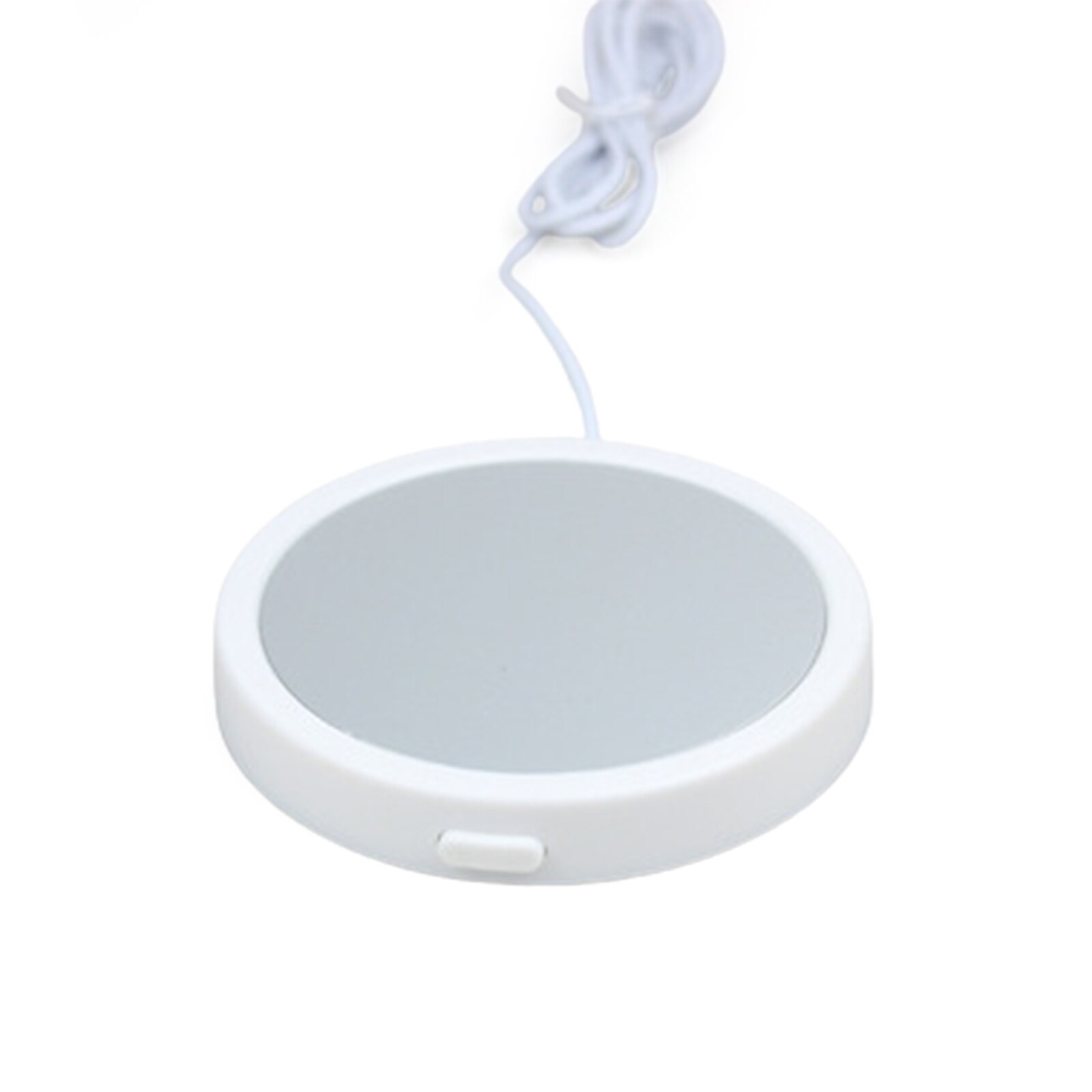 Base para calentar tazas de café, leche, té, mantener la bebida, 10W, 5V, aparatos de cocina, calentar bebidas, tapete para tazas: White 