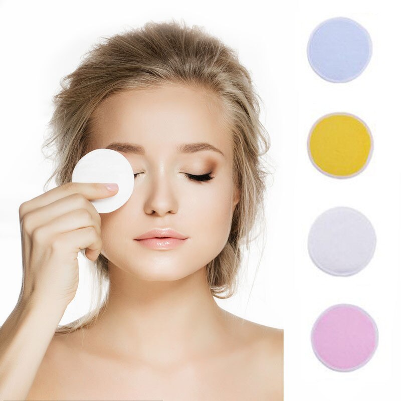 Makeupfjernerpuder genanvendelige vatrondeller makeup ansigtsfjerner bambusfiber ansigtshudpleje ammeindlæg hudrensning