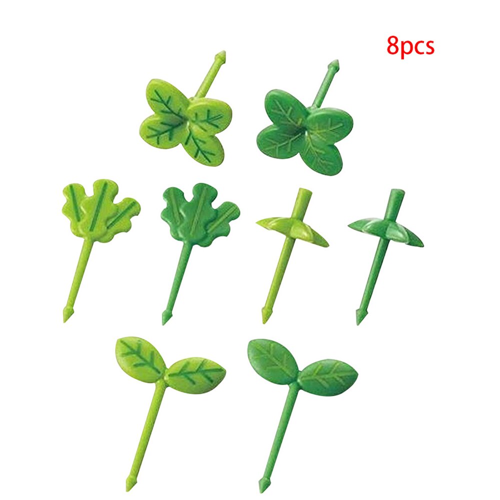 10/30Pcs Bento Gemüse Geschirr Nette Mini Kleinkind Kinder Obst Gabeln Zahnstocher Kinder Essen Picks Cartoon Tier Bauernhof: 7